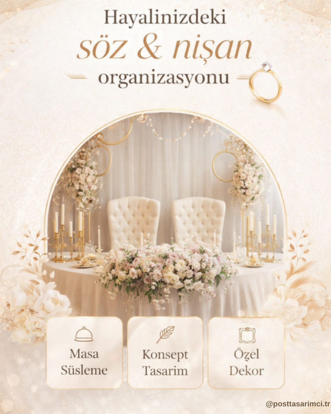 Söz ve nişan tasarımı
